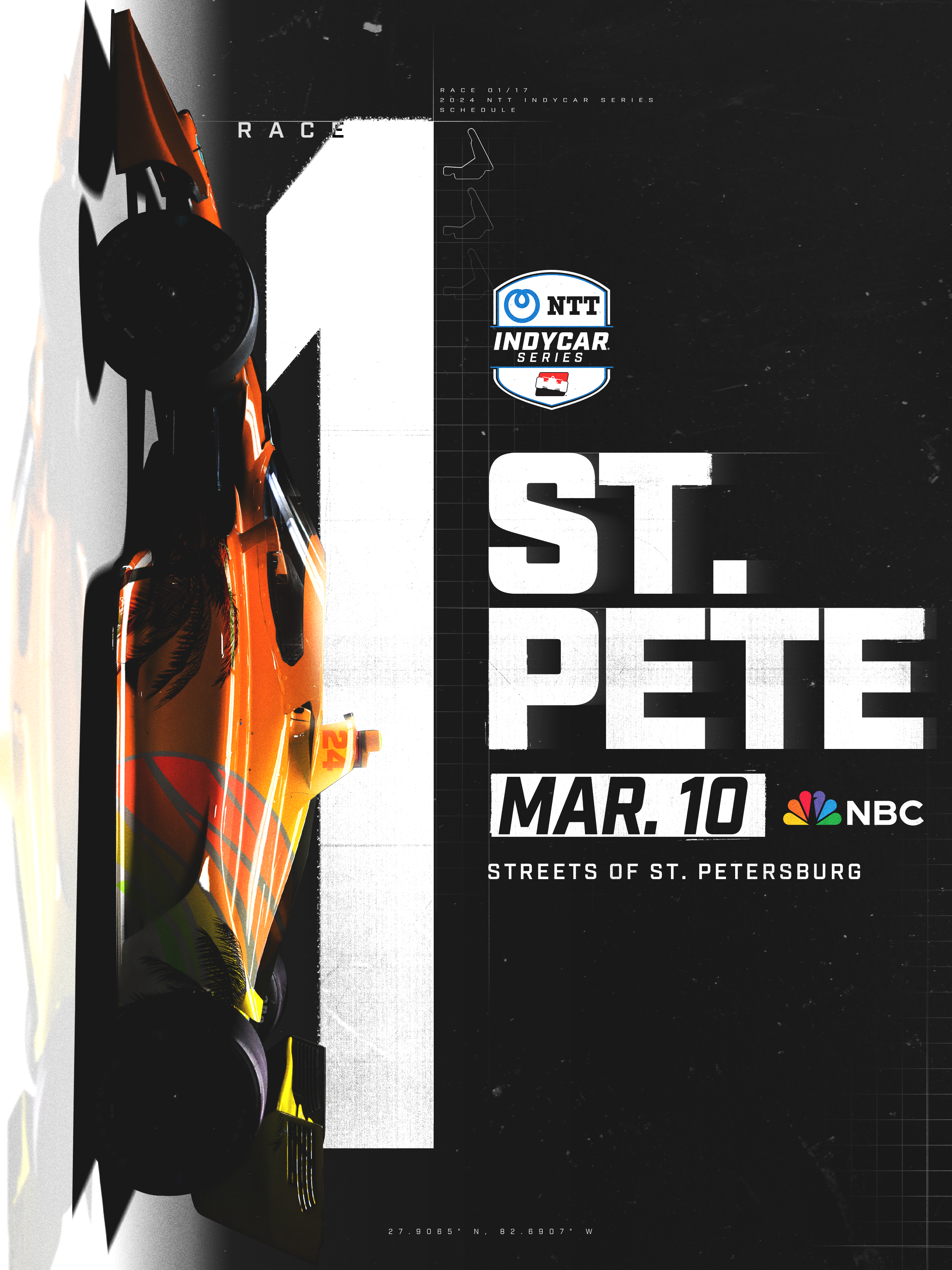 NTT INDYCAR SERIES Announces 17-Race 2024 Schedule