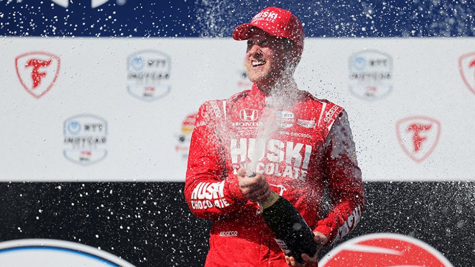 Ericsson Survives Chaos To Win Season Opener in St. Petersburg