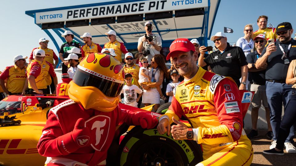 Grosjean Leads Andretti 1-2 in St. Petersburg Qualifying