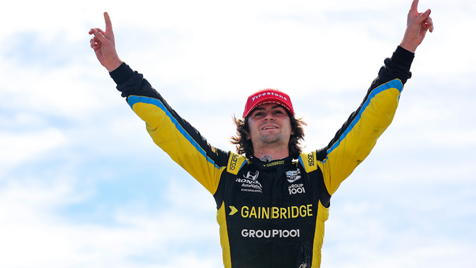 Herta Dominates in Laguna Seca Win; Palou Closes On Title