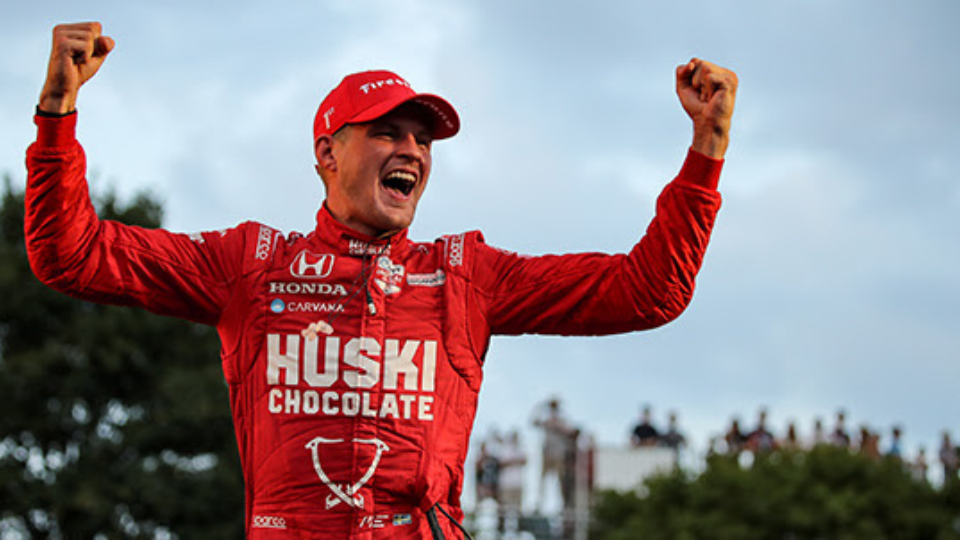 Ericsson Drives to Improbable Win in Ganassi 1-2 at Wild Nashville