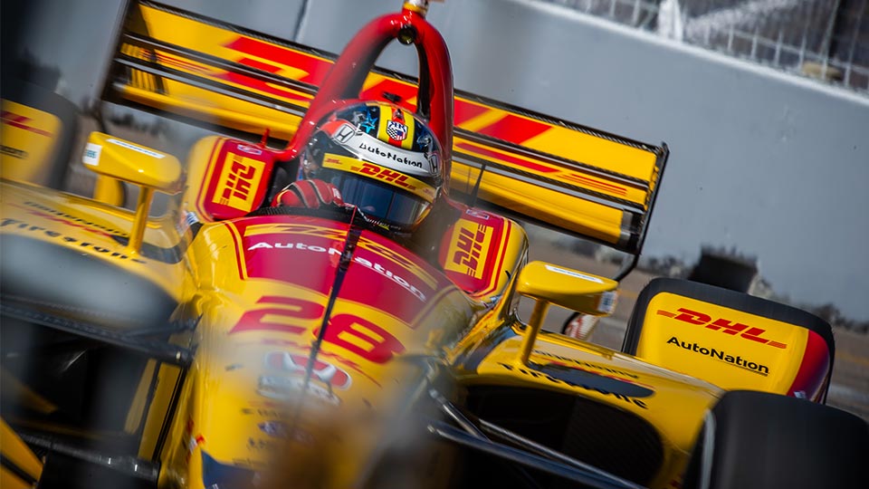 Ryan Hunter-Reay at the Firestone Grand Prix of St. Petersburg